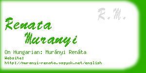 renata muranyi business card
